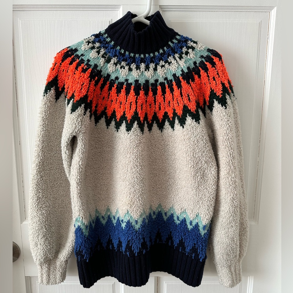 Anthropologie PILCRO Selene Fleece Sweater Tunic Pre-Owned XS